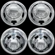 fits DODGE RAM 3500 2019-26 Chrome 17" Dually Wheel Simulators Dual Skins Liners