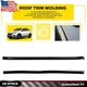 2PCS Roof Trim Molding Kit Sealing Strip Black For 2016-2022 Honda HR-V Rubber