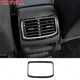 For Volkswagen ID.4 2021-23 Black Steels Rear Seat Air Outlet Vent Frame Trim