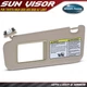 Beige Driver Side Sun Visor w/ Extender & Mirror for Toyota RAV4 2010 2011 2012