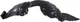 New Front Driver Side Fender Liner For 14-16 Mazda 6 GHP956140G MA1248143