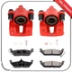 Rear Disc Brake Calipers w/ Bracket & Pads Left Right For 2004-2011 Ford F-150