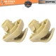 2X Beige Sun Visor Support Retainer Clip Fit Honda CR-V Civic 88217-S01-A01ZA