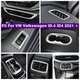 Silver Air AC / Trunk Switch Cover Trim For VW ID.4 ID4 2021 - 2025 Accessories