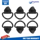 Set of 6/ 3 Pair Black Cargo D-Hooks For Ford Transit 150 250 350 Van 2015-2023 