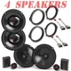 JBL Stage3 6.5" Component/Coaxial Front/Rear Speakers for 2008-2022 Honda Accord