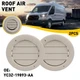 2Pcs Pair Fits Ford Roof Air Vent Louvre 15-25 Transit YC3Z-19893-AA