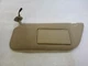 Tan Left Driver Sun Visor w/ Mirror / Light | Fits 2003-2007 Ford F250 F350
