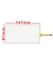 6.1" Touch Screen Glass Digitizer 8 pin For 2012-2014 Toyota LA061WV1-TD01