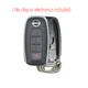 SMART KEY SHELL FOR 2022 - 2025 Nissan Pathfinder Rogue Kicks