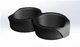Chevy S10 Blazer 1992-1994 Cupholder Insert &ndash; Dual Drink Holder Upgrade &ndash; Black