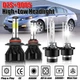 For Toyota Sienna 2004-2010 LED HID Headlight High Low Bulbs Combo Kit 9005+D2S