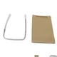 For Buick LaCrosse 2009-13 Beige Center Console Roller Blind Cover+Plating Trim