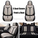 Fits Toyota RAV4 Front & Rear Car Seat Covers 5-Seats Protector Leather Full Set