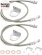 Extended Brake Lines Stainless Steel Fit for Chevy Silverado 1500 GMC Sierra 150