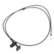 Hood Release Cable W/ Pull Handle Fits 1996-2000 Honda Civic 912-010