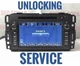 Unlocking Service for GM AM FM CD DVD Navigation Radio UNIT