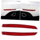 Compatible with Audi A4 B9(8W) Rear OS Bumper 16-19 A4 B9 Rear Reflector