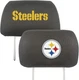 NFL Pittsburgh Steelers Headrest Cover Double Side Embroidered Pair by Fanmats