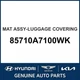 2014-2016 Kia Forte Mat Assembly-Luggage Covering OEM New 85710A7100WK