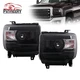 For 2014-2019 GMC Sierra 1500 2500HD 3500HD Left+Right Pair Projector Headlights