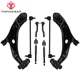 For 2014-2018 Mazda 3 / 3 Sport 8PC Front Lower Control Arm Tie Rod Sway Bar Kit