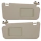 Fit for 2006-2013 Toyota RAV4 Sun Visor Pair Left Right Tan/Beige w/vanity light