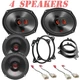 JBL 6x9" & 6.5" Front & Rear Upgrade Speakers kit for 2003-2013 Toyota Corolla
