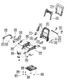 Genuine Mopar Rear Seat Support 4610343AA