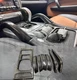 7P Real carbon Console door handle replace For 2003-2009 Porsche Cayenne 955 957