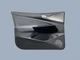 2023-2025 VOLKSWAGEN ID.4 Front Left Inner Door Trim Panel Cover BLACK W/GRAY ZY