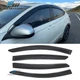 For 16-22 Honda HR-V SUV Smoke Window Visors Acrylic Rain Wind Sun Deflector 4PC