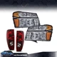 Smoke/Amber Headlights+Tail Lights Fit For 2004-2012 GMC Canyon Chevy Colorado
