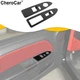For 2009-2014 Dodge Challenge Window Lift Switch Button Panel Decor Carbon Fiber