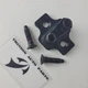1996-2004 Chevy S10 Pickup Door Striker Plate Black with Screws OEM