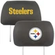 FANMATS 12512 Pittsburgh Steelers Embroidered Head Rest Cover Set - 2 Pieces,...