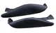 07-14 BMW E70 E71 E72 X6 X5 FRNT CONSOLE FINISHER TRIMS PADS PAIR LEFT/RIGHT BLK