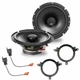Front Door Factory Speaker Replacement Package for 1998-2001 Dodge Durango | NVX