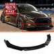For Hyundai Veloster N 2013-2017 JDM-Style Black Front Bumper Lip Splitter Kit