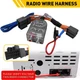 Radio Add Subwoofer Amplifier Adapter Wire Harness For Chevy GMC Pontiac Saturn