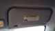 2014 14 Mitsubishi Lancer GT Right Passenger Sun Visor w illumination grey 64500