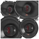 2x JBL STAGE3 637F 6.5" 3-WAY 450W + 2x JBL STAGE3 8627 250W 6" x 8" SPEAKERS