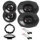 JBL Stage3 Series speakers for 2005-2010 Chevy Cobalt Fit Front Door & Rear Deck
