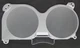 New Gauge Lens Without Gauges AMD Fits Chevrolet Blazer C10 Pickup 474-4073-73