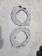 88-91 HONDA CRX - Rear Speaker Mounting Brackets OEM 08188-SH295AH