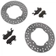 2014 2015 Can-Am Maverick 1000R 4x4 Front Brake Rotors and Front Brake Pads