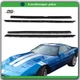 For 1990-1996 Chevy Corvette Window Sweep Weatherstrip Felt Seal Kit Set of 4