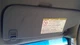 Passenger Sun Visor Crew Cab Fits 11-16 FORD F250SD PICKUP 9565658