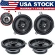 Replace for Kicker 77KICK10 Speaker Upgrade for Jeep Chrysler Dodge 6.5 In 4Pack