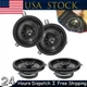 4 Pack Kicker Speaker Upgrade for Jeep Wrangler JK JKU 2007-2018 77KICK10 6.5in